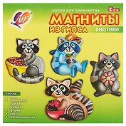 Набор для изготовления гипсовых магнитов ЛУЧ Енотики 28С 1670-08
