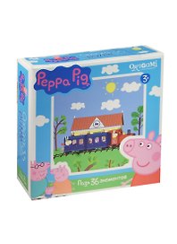 Пазл Оригами 36эл 212*212мм Peppa Pig 01551