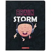 Тетрадь в клетку Academy Style, "Мозговой штурм", 48 листов
