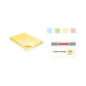 Блок бумаги 76*102 самоклеящийся желтый 100л, Berlingo