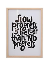 Фоторамка 21*30 "Slow progress" светлое дерево