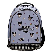 Рюкзак школьный «Kuromi. На стиле», 2 отделения, 40 см, полиэстер, Centrum