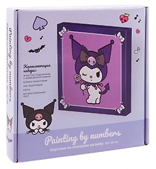 Картина-раскраска по номерам «Sanrio Purple», 20 х 20 см, Lori
