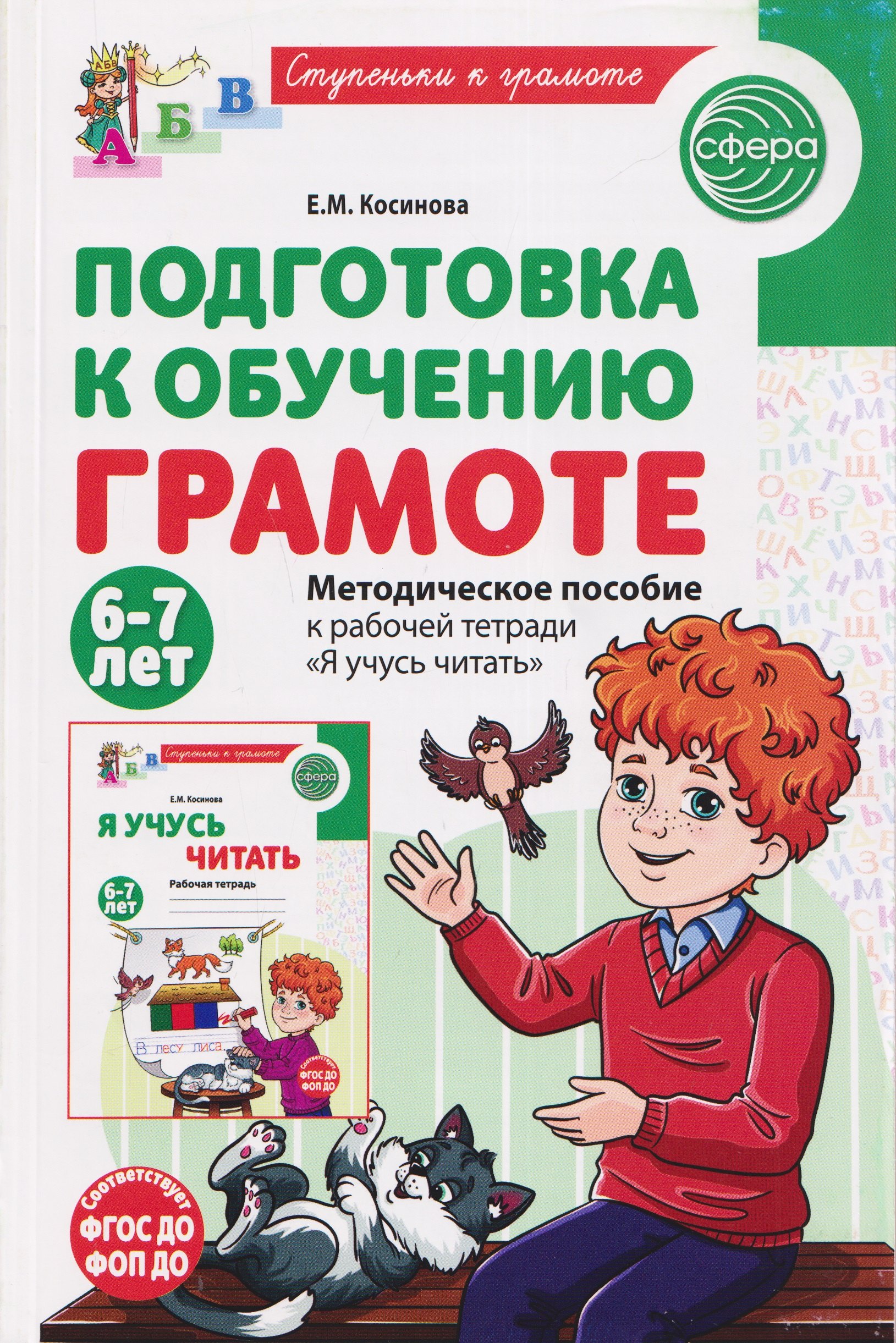 

Подготовка к обучению грамоте детей 6-7 лет. Методическое пособие к рабочей тетради «Я учусь читать»
