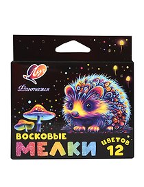 Восковые мелки «Фантазия», 12 цветов, Луч