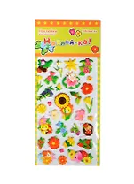 Наклейка декоративная зефирная 4 Цветы 1 (70х160) (Наклей-ка) (упаковка)