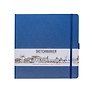 Скетчбук 20*20 80л "Sketchmarker" королевский синий, 140г/м2, слоновая кость, тв.обл.
