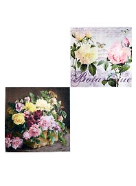 Набор салфеток для декупажа Цветы 8 (НСД2139) (2шт) (упаковка)