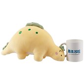 Мягкая игрушка Динозаврик спящий (текстиль) (33см) - 1