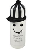 Термос с кепочкой Happy чёрный (500 мл) (909193) - 1