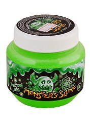 Слайм Monsters Slime, Классический большой, 250 мл, SCB 002, зеленый лед