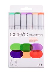 Набор маркеров Copic Sketch промежуточные цвета 6цв