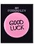 Значок круглый Good Luck (розовый) (металл) (38см) (ЗН2021-007) - 0