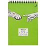 Скетчбук А5 50л "SKETCHBOOK. Hand to hand" белый офсет, 120г/м2, микротекстурир., евроспираль