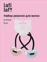 Набор резиночек Сердечки (2шт) (пластик) (9см) (12-Aidou-3) (Lafilaf)