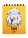 Скетчбук А6+ 125*160 40л "Yellow mood" белый офсет, 100г/м2, тв.обложка, евроспираль