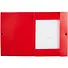 Папка-конверт А4 на кнопке "Matt Classic" 8мм, пластик, 3 клапана, красный, Erich Krause - 2