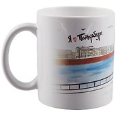 Кружка СПб Нерпа и Нева (керамика) (330мл) (коробка) - 1