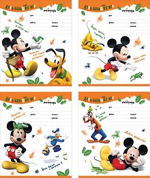 Тетрадь 18л кл. "Mickey. День больших игр", Disney