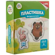 Набор для творчества LORI Фигурки из теста Союзмультфильм Винни-Пух и Пятачок