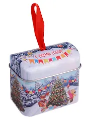 Сундучок с новогодним пожеланием, 7 х 4 х 6 см