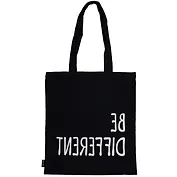 Сумка-шоппер Be Different черная, текстиль 40см.*32см.