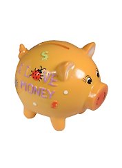 Копилка Свинка I love money (11х9) (574-286)