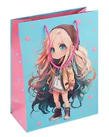 Пакет А4 32*26*12 "Аниме. Star girl" дет., бум.мат.ламинат