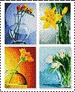 Набор для творчества, Shipper Arts&Crafts Создание картин "Цветы", 18х24 см