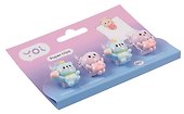 Зажимы для бумаг «Cute animals», 4 штуки - 2