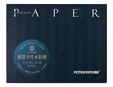 Бумага для рисования и графики креатив 100*125 6л, 300г/м2