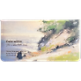Планинг дат. 2027г. А6 64л 160*90 "Paints" море, иск.кожа, тв.переплет, обл.поролон, ляссе, горизонт.карманный, скругл.углы