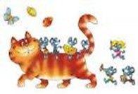 Наклейки для дома, Декоретто, Кошки-мышки
