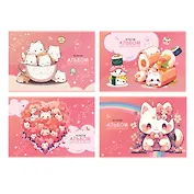 Альбом для рисования BG, Kawaii, А4, 40 листов, в ассортименте