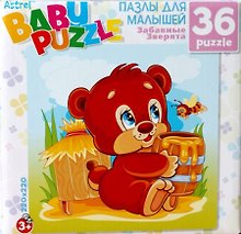 Паззл ДМ Astrel/Астрель 36эл. 220*220мм Медвежонок 6264