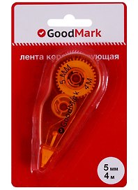 Корректор-лента GoodMark, 5 мм х 4 м
