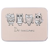 Шкатулка Be awesome (9*7*3см) (металл) - 1