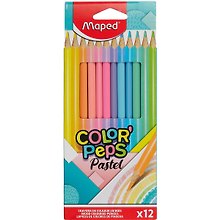 Карандаши цветные «Color'Peps Pastel», Maped, 12 цветов