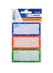 Наклейки для тетрадей "Школьный микс", 3шт.на листе, Herma