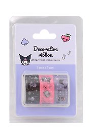 Лента клейкая декоративная 3шт Sanrio №1К