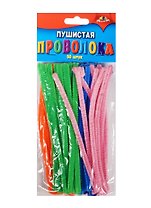 Материалы для творч. Пушистая проволока (С2585-01) (15см) (50шт.) (одноцв.) (3+) (упаковка)