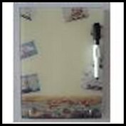 Ключница из стекла с доской для записи (27828) (18х24)