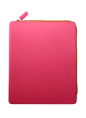 Папка для тетрадей А5 "Розовая" на молнии с 2-х сторон, силикон, Феникс
