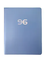 Тетрадь 96л кл. "Классическая серия. Сапфир" мел.картон, метал.пантон