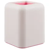 Подставка настольная Forte, Pastel, пластиковая, белый с розовой вставкой, ErichKrause