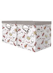 Короб XL "Comics vibe" 32*31*35см, кашированный трехслойный гофро картон. Набор 2 шт.