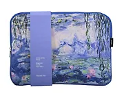 Папка А4 на молнии "ART. Моне К. Водяные лилии" кож.зам, Schiller