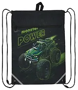 Мешок для сменной обуви "МОНСТР-ТРАК" 36*48см, полиэстер, сублимац.печать, карман, светоотраж.элементы, инд.уп.