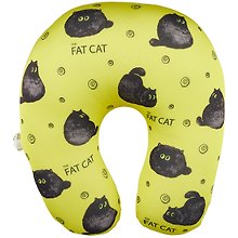 Подушка на шею антистресс «Fat Cat», (35х35 см)