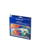 Карандаши цветные Staedtler, Noris Club, 24 цвета с ластиком